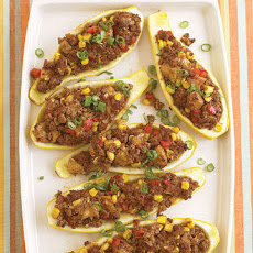 Stuffed Tex-Mex Yellow Squash