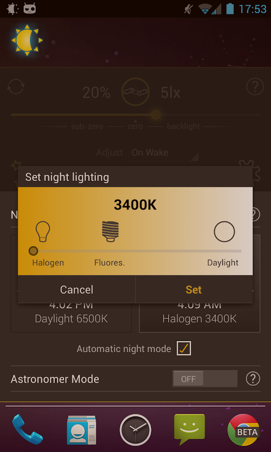    Lux Auto Brightness- screenshot  