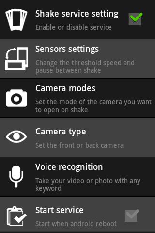 Droid Shake Camera