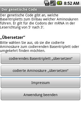 Der genetische Code