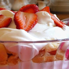 Strawberries and Cream Trifle