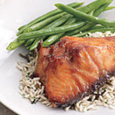 Brown-Sugar-Mustard-Glazed Salmon