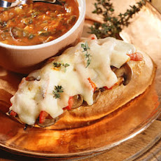 Mushroom-and-Roasted Pepper Sandwich