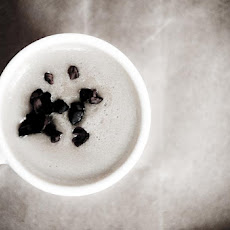 Coffee Panna Cotta with Cacao Nibs