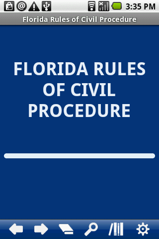 Florida Rules Civil Procedure