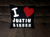 Cojines I Love Justin Bieber Y Personalizados