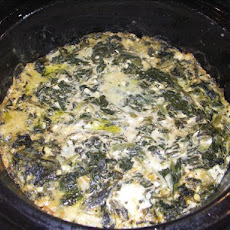 Crock Pot Cheesy Spinach Casserole