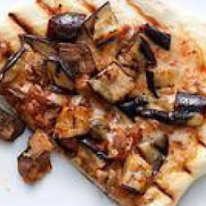 Double Eggplant Pizza