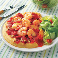 Polenta with Shrimp and Tomatoes