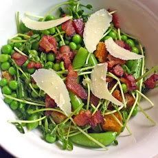 Tony Mantuano's Pea, Bacon and Pecorino