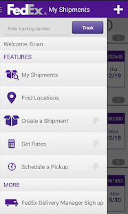 FedEx Mobile Business app for Android Preview 1
