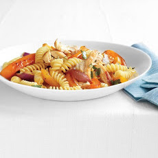Fusilli with Chicken and Peppers