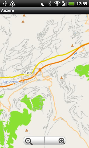 Anzère Street Map