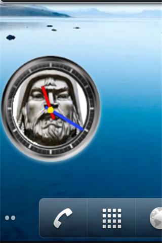 Chinggis Khan Clock Widget