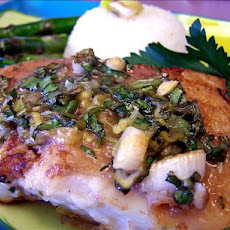 Cod Fillets With an Asian Lemon Curd Glaze