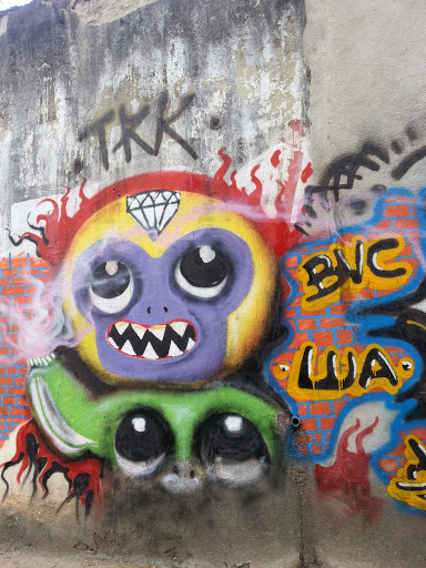 Mural Macaco Louco