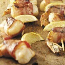 Bacon-Wrapped Seafood Skewers