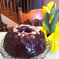 Amaretto Cake With Chocolate Ganache