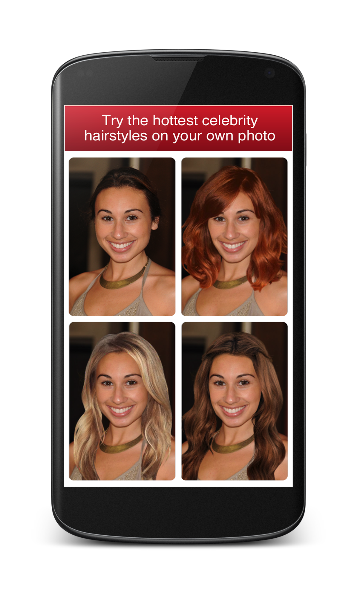 Android application Hair App By Taaz screenshort