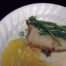 Steamed Cod With Ginger and Scallions