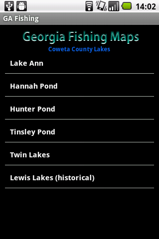 【免費運動App】Georgia Fishing Maps - 14K-APP點子