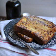 Decadent Custard Orange-Vanilla Brioche French Toast