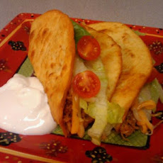 Chicken Puffy Tacos