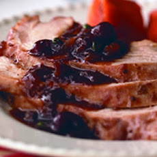 Ham With Cranberry Sauce