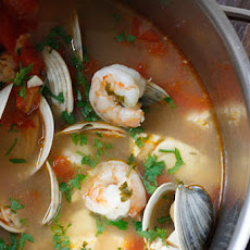 Halibut and Shellfish Soup
