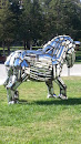Steel Horse statue