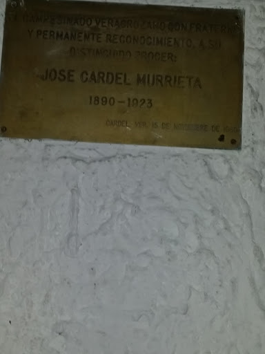Placa A José Cardel
