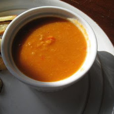 Spiced Lentil and Roasted Vegetable Soup
