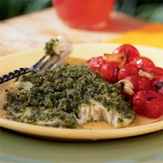 Pargo con Salsa de Perejil (Snapper in Parsley Sauce)