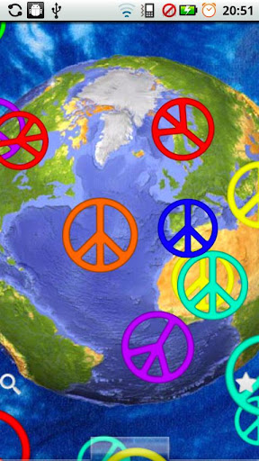 Peace Sign Colors Live