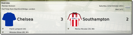 same could happen in the match with other English grand club - Chelsea