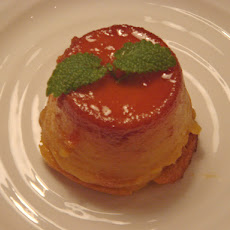 Italian Sweet Potato Creme Caramel with Cointreau