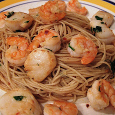 Dalmatian Spaghetti With Prawns