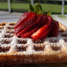 Cardamom Sour Cream Waffles