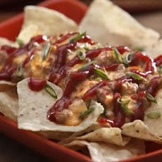 Sweet and Spicy Cheeseburger Nachos