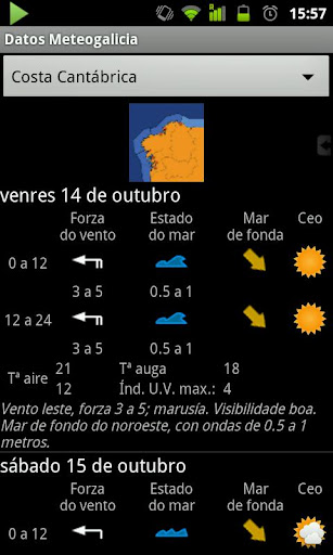 【免費天氣App】Datos Meteo Galiza-APP點子