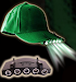 P Pesca Lampara Para Gorra De 5 Led Xenon 