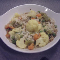 Thai Ginger Coconut Vegetable Toss