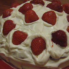 Strawberries N Cream Cake