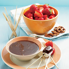 Microwave Chocolate Fondue