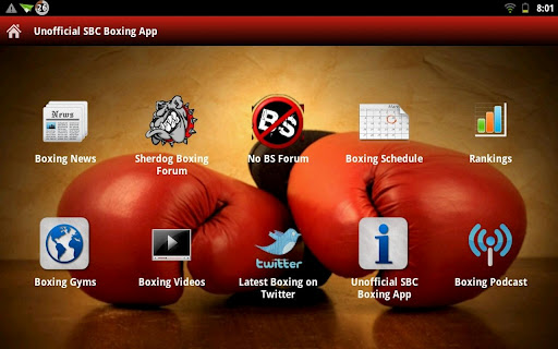 Unofficial SBC Boxing App