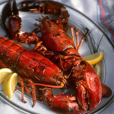 Grilled Lobster with Sun-Dried Chile Butter and Corn on the Cob