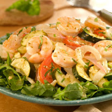 Mediterranean Roasted Vegetable & Shrimp Salad