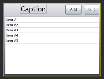 Draft - List view