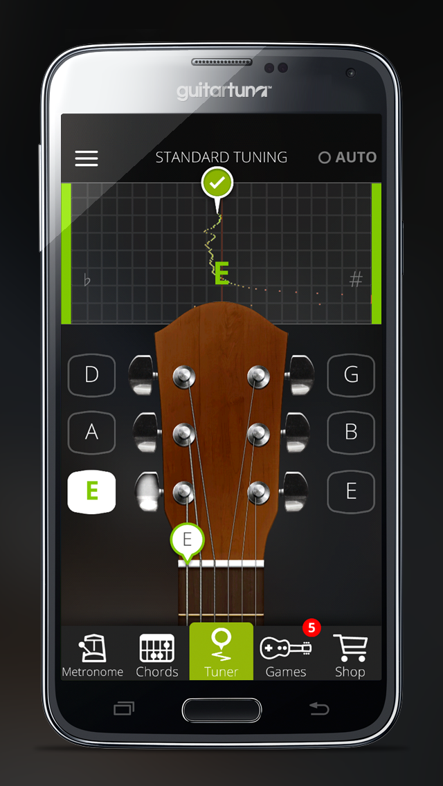 Android application GuitarTuna: Guitar,Tuner,Chord screenshort