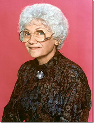 estelle geddy as a nanny in the movuie the golden girls